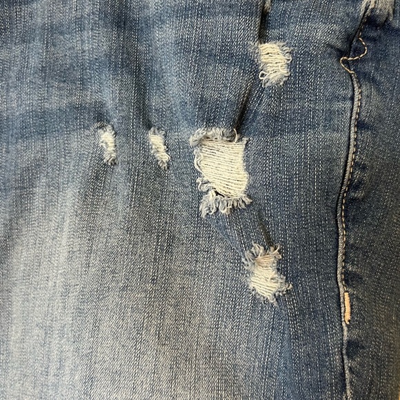 Torrid First at Fit Denim Shorts Distressed Button Front Size 22 - Picture 4 of 8